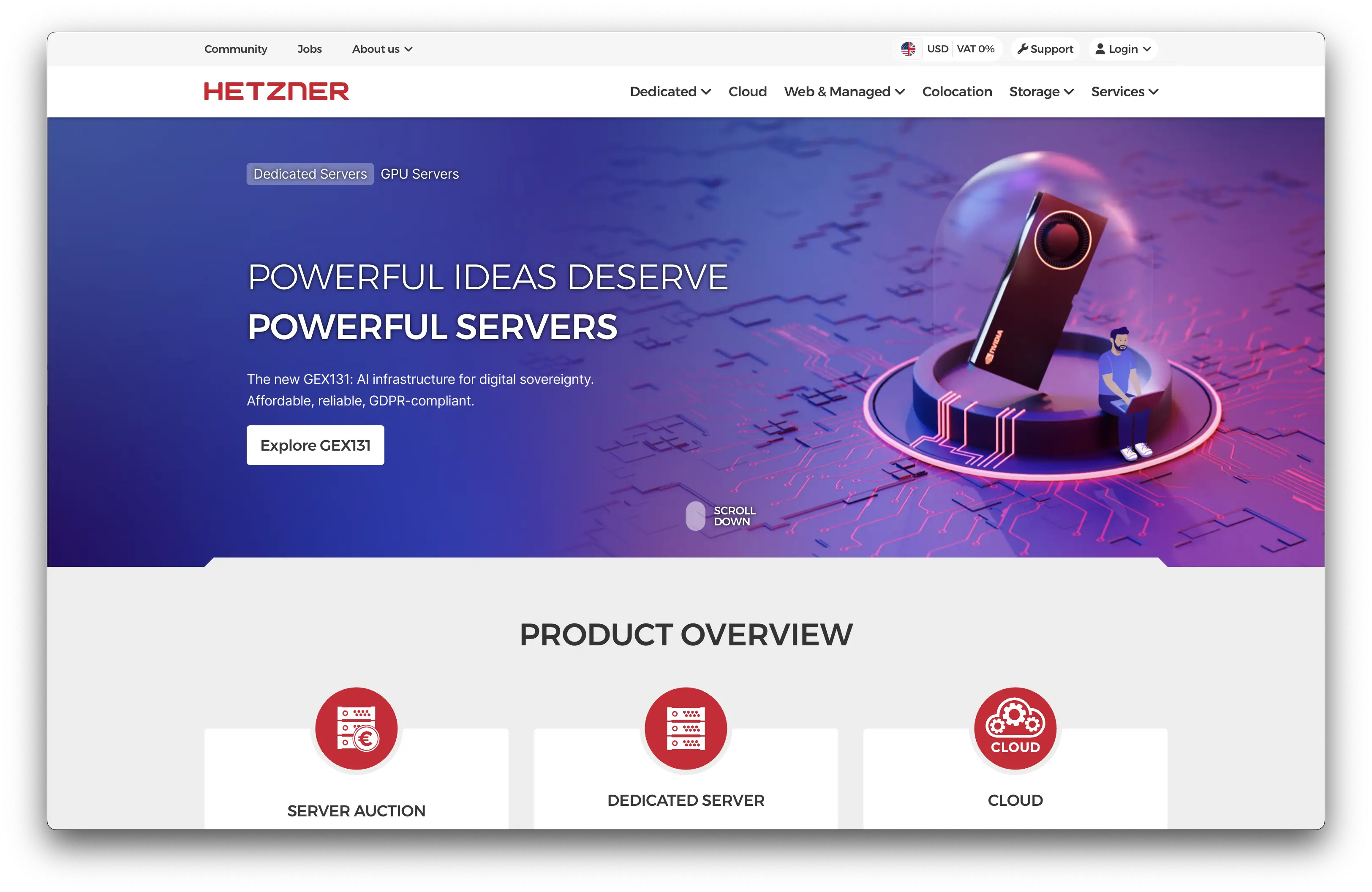 Hetzner Cloud Dashboard